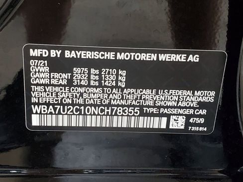 Used 2022 BMW ALPINA B7 xDrive image 46