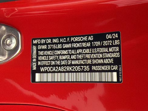 Certified 2024 Porsche 718 Boxster RWD image 21