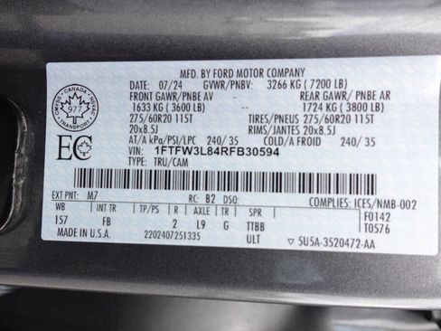 Used 2024 Ford F150 XLT w/ Equipment Group 302A MID AWD/4WD image 22