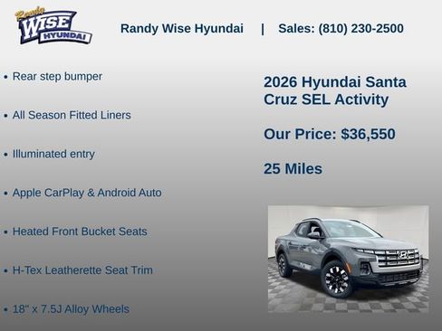 New 2026 Hyundai Santa Cruz SEL AWD/4WD image 15