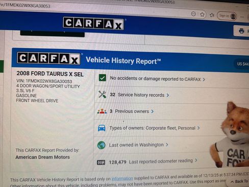 Used 2008 Ford Taurus X SEL image 11