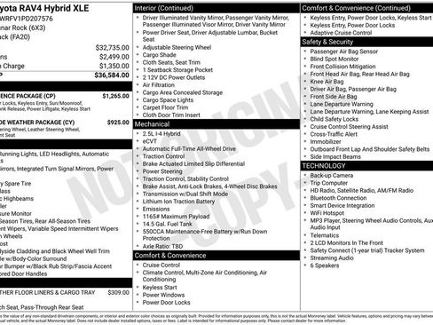 Certified 2023 Toyota RAV4 XLE w/ Convenience Package AWD/4WD image 32
