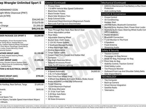 Used 2022 Jeep Wrangler Unlimited Sport image 10