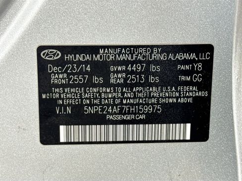 Used 2015 Hyundai Sonata SE w/ Option Group 09 image 33