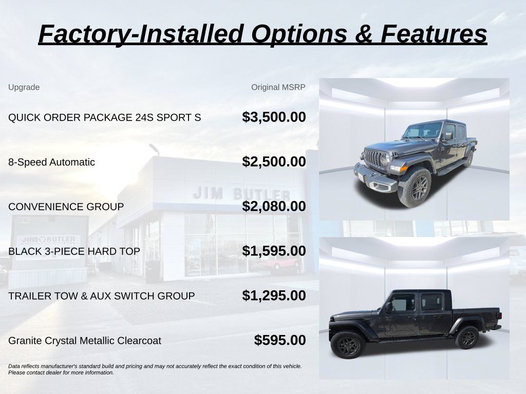 Used 2024 Jeep Gladiator Sport AWD/4WD image 3
