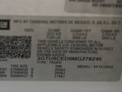 Used 2021 GMC Sierra 1500 Elevation w/ X31 Off-Road Package image 47