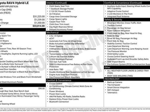 Certified 2023 Toyota RAV4 LE AWD/4WD image 35