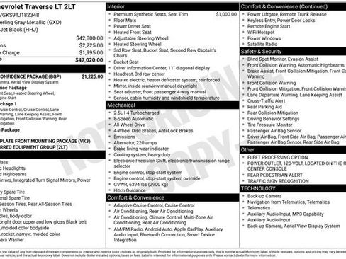 Used 2026 Chevrolet Traverse LT w/ Driver Confidence Package AWD/4WD image 4