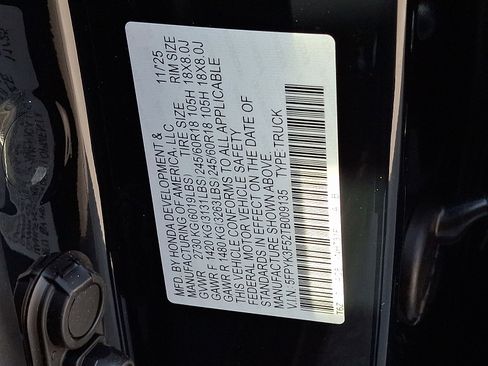 New 2026 Honda Ridgeline RTL image 14