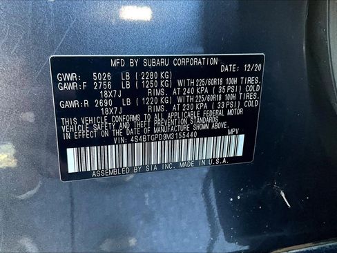 Used 2021 Subaru Outback Touring XT image 35