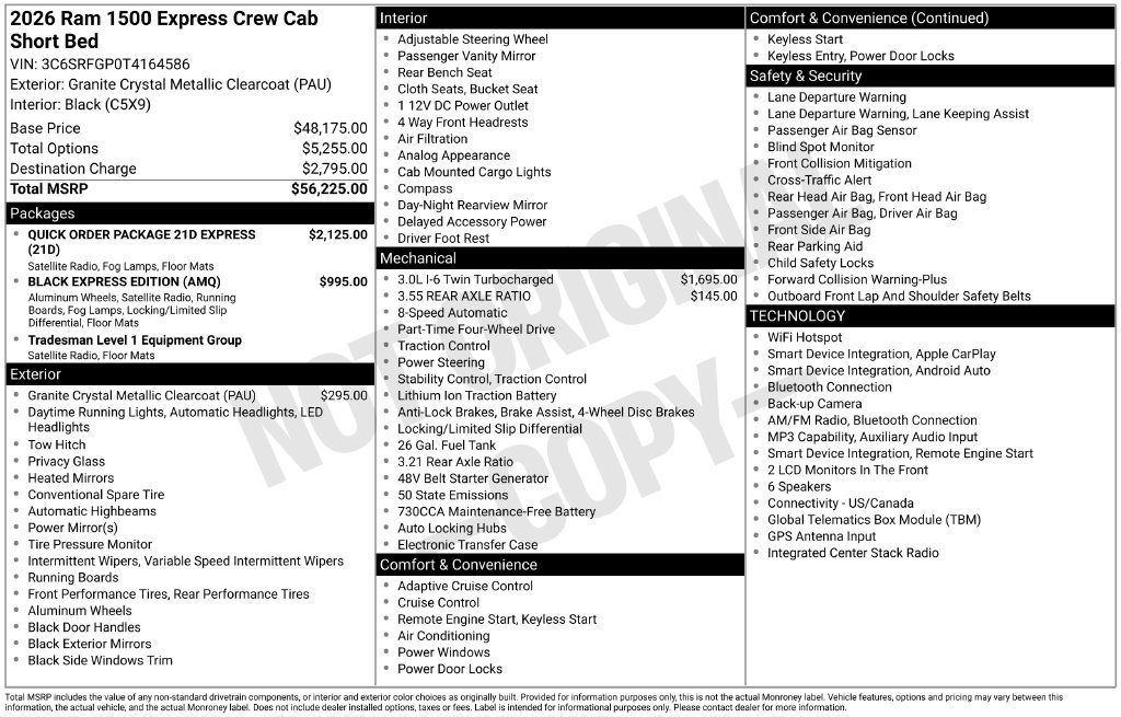 Used 2026 RAM 1500 Express AWD/4WD image 35
