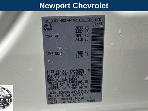 Used 2024 Nissan Altima 2.5 SV w/ SV Premium Package image 30