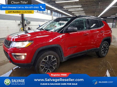 Used 2021 Jeep Compass Trailhawk w/ Sun and Sound Group AWD/4WD image 1