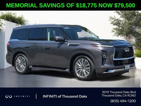 Certified 2026 INFINITI QX80 Luxe w/ Cargo Package AWD/4WD image 1