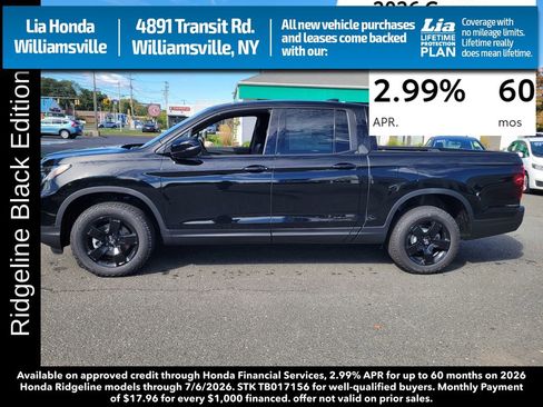 New 2026 Honda Ridgeline Black Edition image 8