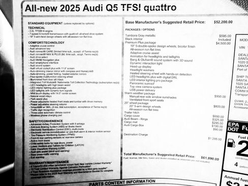 New 2025 Audi Q5 Premium Plus image 31
