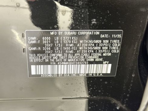 New 2026 Subaru Ascent Limited image 31