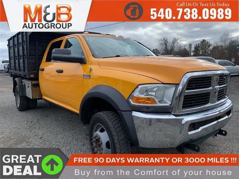 Used 2011 RAM 5500 4x4 Crew Cab w/ HD Snow Plow Prep Group image 1