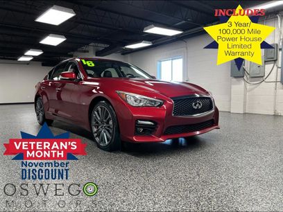 Used 2016 INFINITI Q50 Red Sport 400