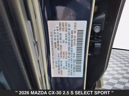 Used 2026 MAZDA CX-30 AWD 2.5 S w/ Select Sport Pkg image 36