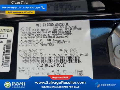 Used 2018 Ford Fusion SE FWD image 16