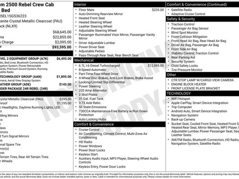 Used 2025 RAM 2500 Rebel w/ Rebel Level 2 Equipment Group image 3