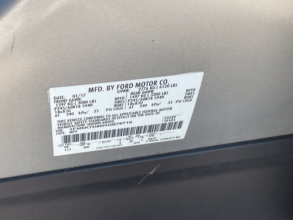 Used 2017 Ford Explorer XLT w/ Equipment Group 202A FWD image 33
