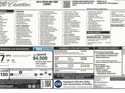 Used 2015 Cadillac Escalade Luxury image 2