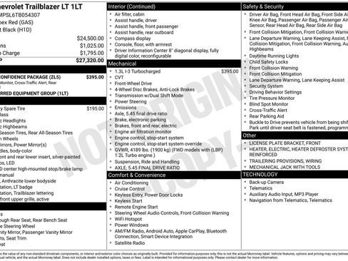 New 2026 Chevrolet TrailBlazer LT w/ Driver Confidence Package image 23