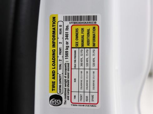 Used 2025 Ford Transit 250 148 High Roof Extended w/ Load Area Protection Package RWD image 30
