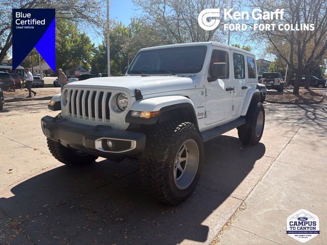 Used 2020 Jeep Wrangler Unlimited Sahara w/ Uconnect 4C Nav & Sound Group AWD/4WD image 1