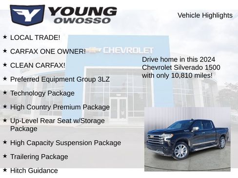 Used 2024 Chevrolet Silverado 1500 High Country w/ High Country Premium Package image 8
