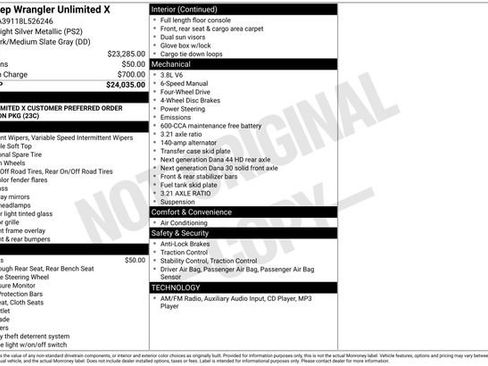 Used 2008 Jeep Wrangler X image 11