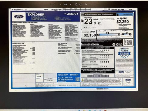 New 2026 Ford Explorer ST-Line w/ ST-Line Street Pack AWD/4WD image 13