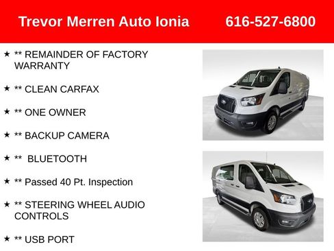 Used 2025 Ford Transit 250 Low Roof w/ Exterior Upgrade Package RWD image 8
