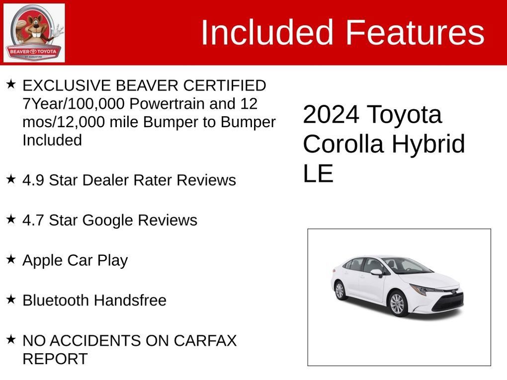 Used 2024 Toyota Corolla LE w/ LE Convenience Package FWD image 4