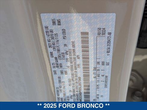 New 2025 Ford Bronco Badlands image 22