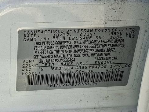 Used 2018 Nissan Sentra SR FWD image 26