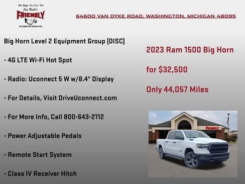 Used 2023 RAM 1500 Big Horn AWD/4WD image 30