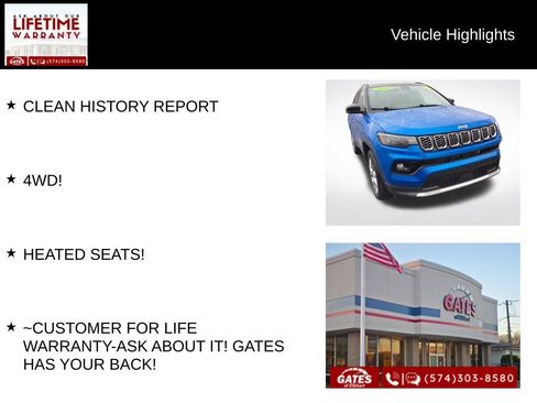 Used 2025 Jeep Compass Limited AWD/4WD image 7