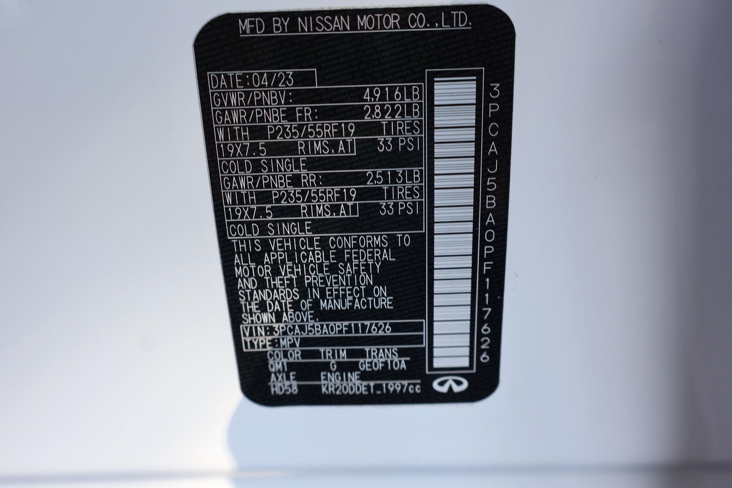 Certified 2023 INFINITI QX50 Luxe FWD image 30