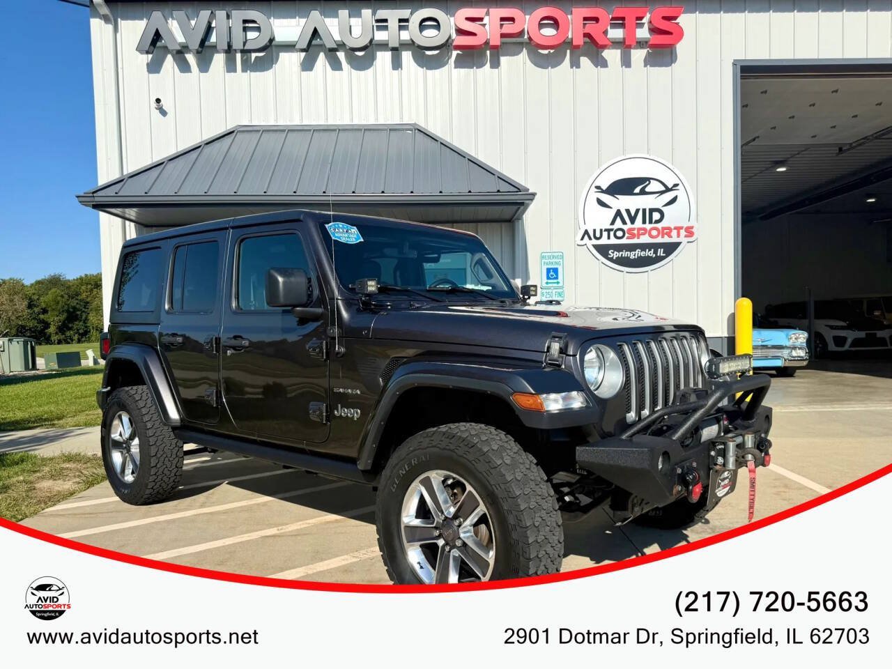 Used 2018 Jeep Wrangler Unlimited Sahara AWD/4WD image 1