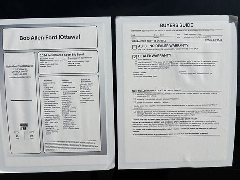 Used 2024 Ford Bronco Sport Big Bend AWD/4WD image 19