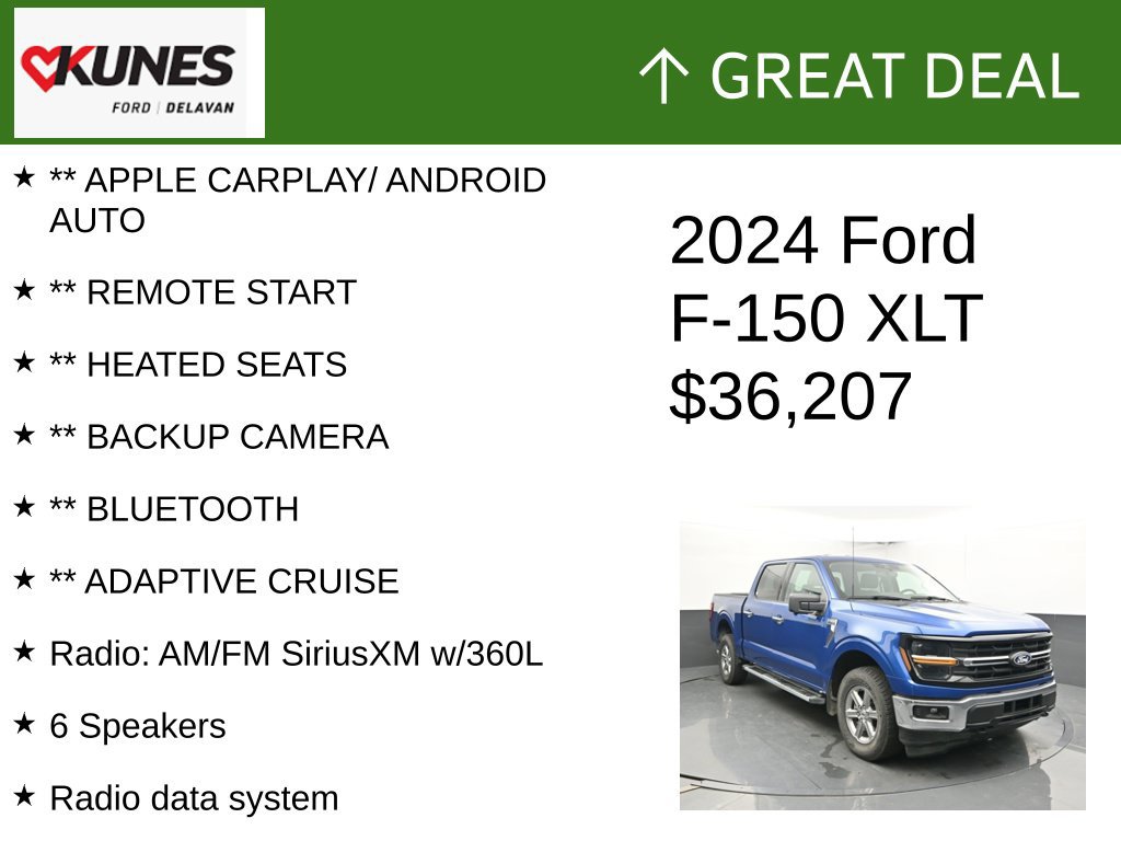 Used 2024 Ford F150 XLT AWD/4WD image 2