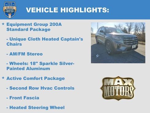 New 2026 Ford Explorer Active w/ Active Comfort Package image 5