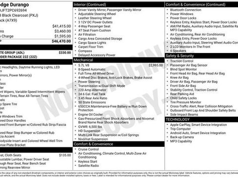 New 2023 Dodge Durango Pursuit w/ Skid Plate Group image 15