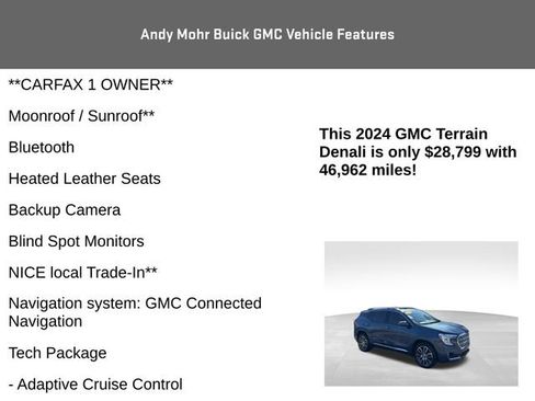 Used 2024 GMC Terrain Denali w/ Denali Premium Package image 4