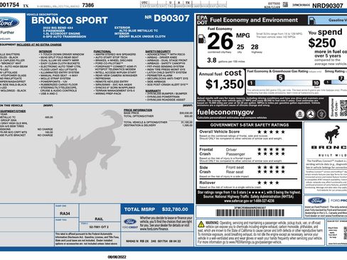 Used 2022 Ford Bronco Sport Big Bend image 3