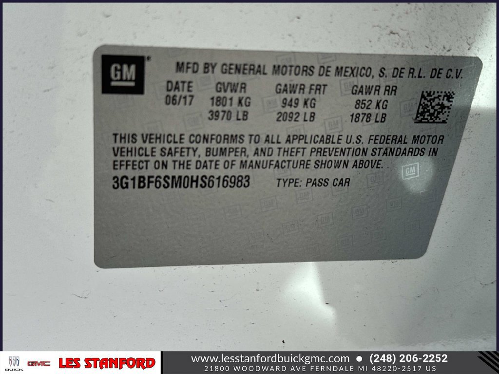 Used 2017 Chevrolet Cruze Premier FWD image 19