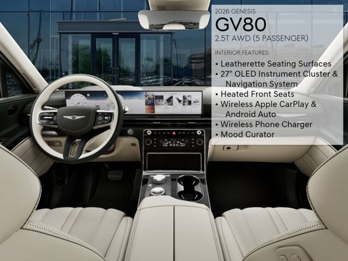 New 2026 Genesis GV80 2.5T AWD/4WD image 15